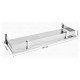 Ferio Stainless Steel Bathroom Shelf/Kitchen Shelf/Bathroom Selves  and Rack Bathroom Accessories (12 X 5 Inches) Mirror Finish- Pack Of 1