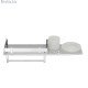 Ferio Stainless Steel 4 In 1 Multipurpose Bathroom Shelf / Tumbler And Toothbrush Holder / Soap Dish Stand / Towel Rod Hanger Bath Accessories ( 18* 5 Inch) Pack Of 1