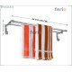 Ferio High Grade Aluminum Towel Rod/Towel Rack for Bathroom/Towel Bar/Hanger/Stand/Bathroom Accessories (24 Inch - Chrome Finish)