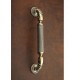 Ferio 12 Inch 300 MM Zinc Heavy Duty Brass Antique Door Handles for Main Door Handle | Glass Door Decorative Pull Handle Door Hardware Door & Home Décor (Pack Of 1)