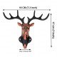 Ferio Deer Antlers Wall Mount Hooks for Wall Hanger Key Storage Holder | Key Holder| Key Stand | Key Hangers For Home Decor Rose Gold Finish (Pack Of 1)