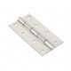 Ferio Premium Stainless Steel Door/Cabinet Butt Hinges 4 inch x 12 Gauge/2.5 mm Thickness Hinges for Door, Window, Cupboard, Cabinet (4"x12) Silver(Satin) Finish (Pack of 2)