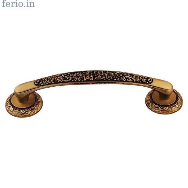 Ferio 200 MM (8 Inch ) Zinc Antique Finish Main Door Handle / Glass Door Pull Handle / Cabinet Handle for Kitchen and All Types Wooden Furniture Doors/Drawer Handle for Home/Hotel/Office