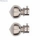 Ferio Curtain Bracket Holder Stainless Steel For Door And Window Accessories For 1 Inch Rod Size Only Finals Set For Home Décor Silver Color (Pack Of 2)	