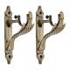 Ferio 1 inch Curtain Rod Holder Curtain Support/Rod Brackets/Clamps Holders for Curtain Bracket and Rod Support (Pack of 2)