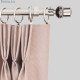 Ferio Curtain Finials Stainless Steel for Door and Window Fitting for 1 Inch Rod Size Without Curtain Brackets and Holder Wengi And Mirror Finish (Pack of 2)