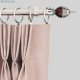 Ferio Curtain Finials Stainless Steel for Door and Window Fitting for 1 Inch Rod Size Without Curtain Brackets and Holder Copper and Mirror Finish (Pack of 2)