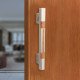 Ferio 200 MM 8 Inch Heavy Aluminum Door Handles for Main Door | Glass Door Handle | Door Pull-Push Handle for All Door of Home Office Hotels Glass Door Handle Door & Home Décor Satin Finish (Pack Of 1)