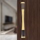 Frio 12 Inch 300 MM Luxurious Door Handles for Main Door Handle | Glass Door Pull Handle |Pull-Push Handle for All Doors of House Office Hotels Gold and Black (Pack Of 1)