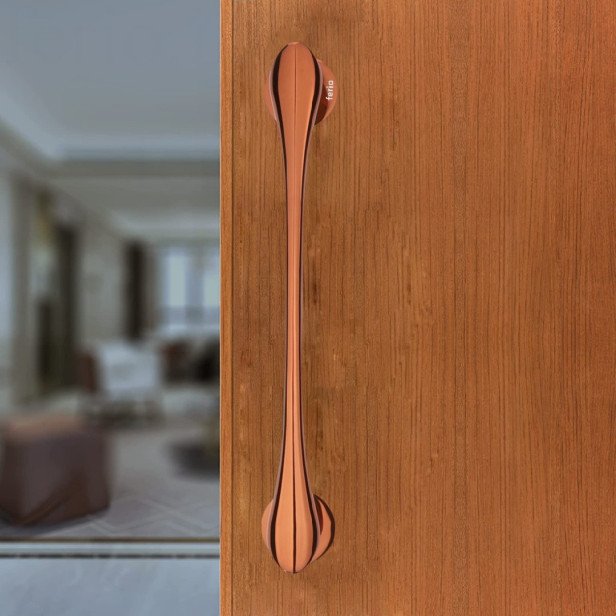 Ferio Polo 12 Inch (256 MM) Door Handle For Main Door Handle Pull Door Handle For House Hotel Office Door Hardware Glass Door Handle Door & Home Decor (Rose Gold Finish Pack Of 1)