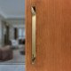 Ferio 16 Inch 400 MM Zinc Alloy Door Handles for Main Door Handle | Glass Door Handle |Door Pull-Push Handle For All Door Houses Office Home Door & Décor Brass Antique Finish (Pack Of 1)