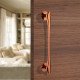 Ferio Polo 12 Inch (256 MM) Door Handle For Main Door Handle Pull Door Handle For House Hotel Office Door Hardware Glass Door Handle Door & Home Decor (Rose Gold Finish Pack Of 1)