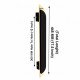 Ferio 12 Inch 300 MM Door Handles for Main Door Glass Door Decorative Pull-Push Handle for All Door of Home Office Hotels Home Décor Black And Gold Finish (Pack Of 1)