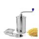 Ferio Stainless Steel Chakli Press Maker Machine Size 9 for Kitchen Tools Making Idiyappam | Murukku | noolputtu |Sevanazhi |janthikalu |bhujia Stainless Steel 6 Jalis 1pcs.