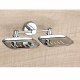 Ferio Stainless Steel Double Soap Holder for Bathroom / Soap Stand for Bathroom / Soap Case / Soap Dish Wall Mounted Wash Basin ( Pack Of  1 )