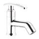 Ferio Brass Pillar Bib Cock Tap Faucet Deck Mounted for Wash Basin and Bathroom Cello Model For Wash Basin Tap, Sink Tap Disc Quarter Turn Home Fitting Chrome Plated Pack Of 1 Pics ( Fully Brass )