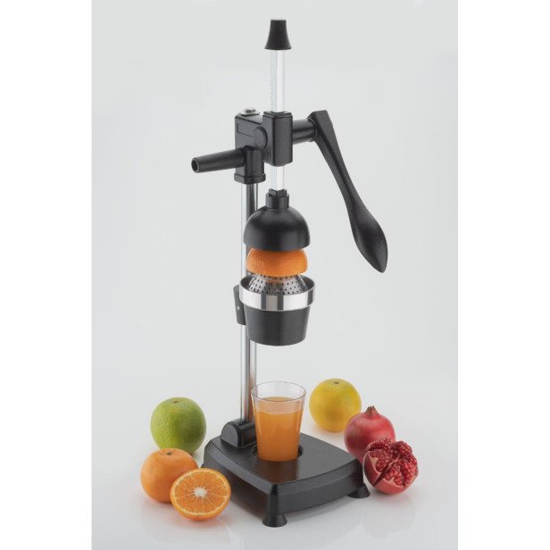 Ferio Aluminium Hand Press Citrus Juicer, Hand Press Juicer Machine | Cold Press Juicer | Manual juicer for Fruits Manual Hand Juicer | Juicer Machine ( Pack Of 1 - Black )