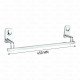 FERIO 18 Inch Stainless Steel Towel Rod Towel Bar, Napkin Holder And Hanger For Bathroom Accessories for Home Chrome Finish 1.5 Feet - ( Pack of 1)